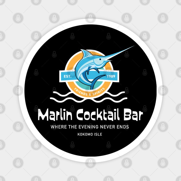Marlin Cocktail Bar Kokomo Magnet by PauHanaDesign